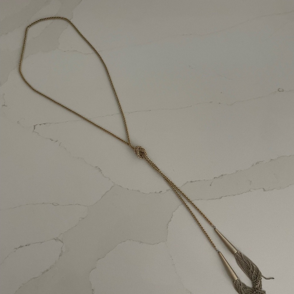 Kendra Scott Lariat Tassel Necklace